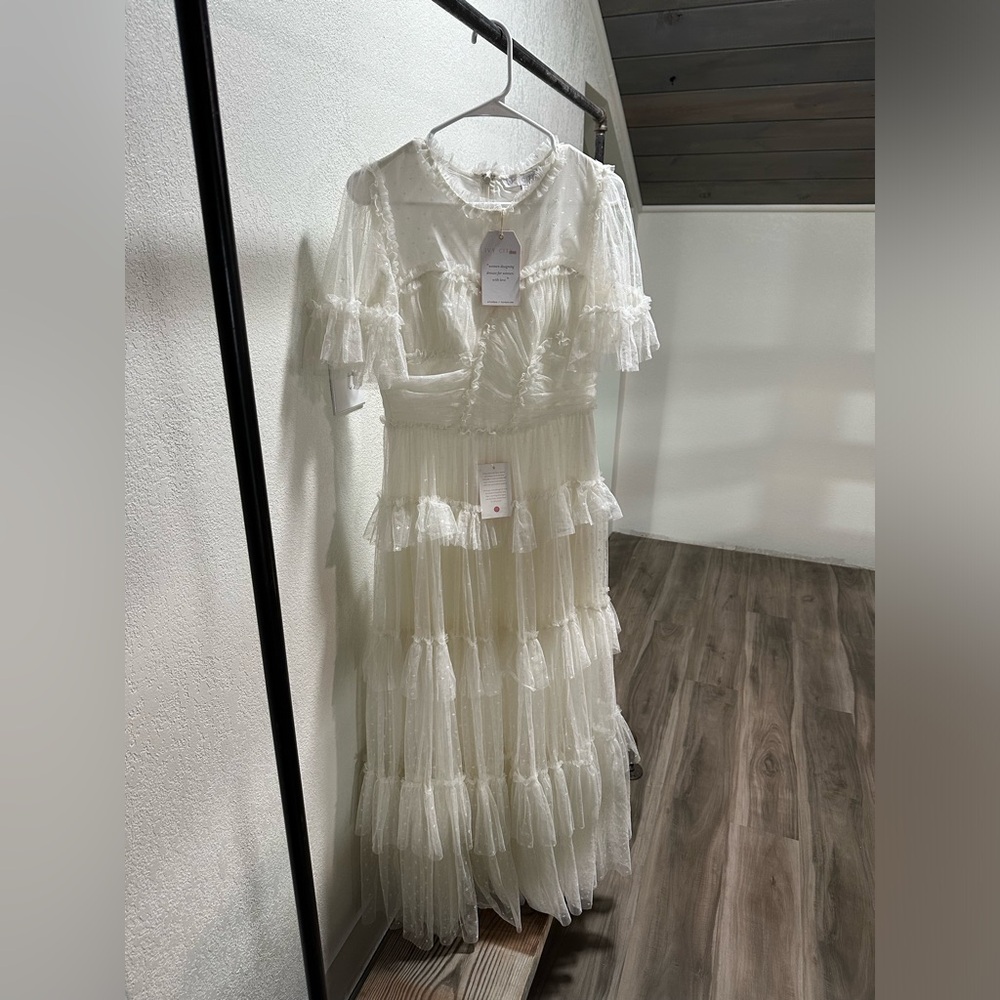 Ivy city co. White maxi dress 🌸